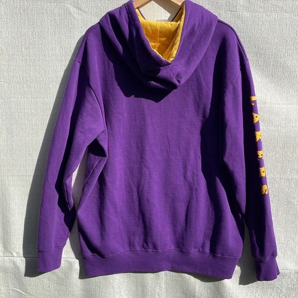 Men's Los Angeles Lakers Purple Victory Pullover Hoodie Size XL